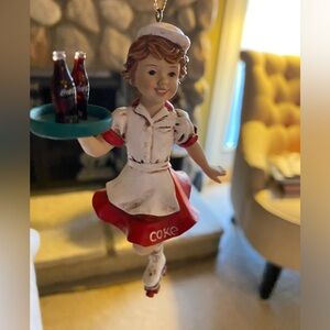 Rare Coke Car Hop Ornament